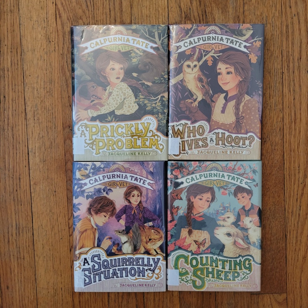 Jacqueline Kelly Calpurnia Tate Girl Vet 4 Book Hardcover Set Animal Adventure